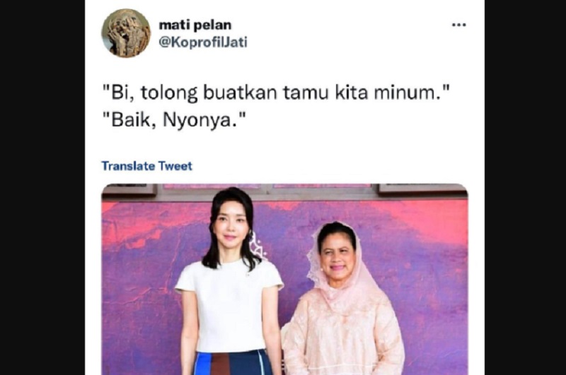 Diduga Gara-Gara Meledek Foto Ibu Negara Twitter Milik Kharisma Jati Menghilang