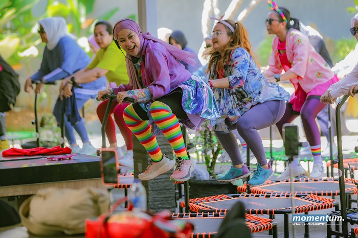 Trampolin Outdoor Pertama diselenggarakan Rumah Kito Resort Hotel