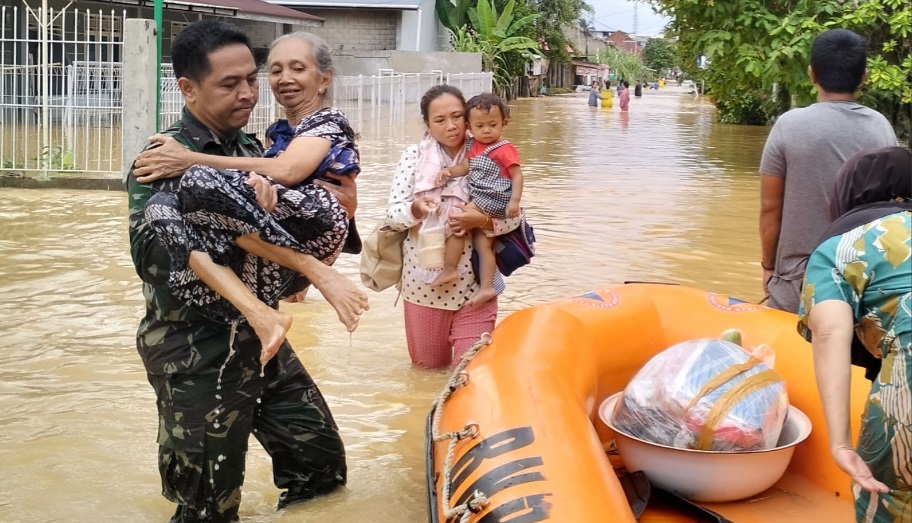 Banjir di Bungo Jambi Menggila dari 17 Kecamatan Hanya 1 yang Kering