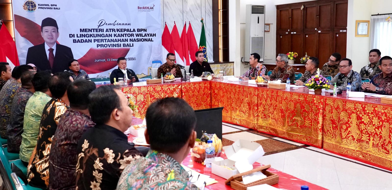 Menteri Nusron Minta Jajaran Kanwil BPN Provinsi Bali Jawab Tantangan Birokrasi Modern