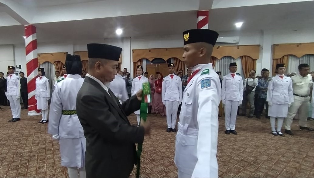 Bupati Merangin Kukuhkan Paskibraka 2022