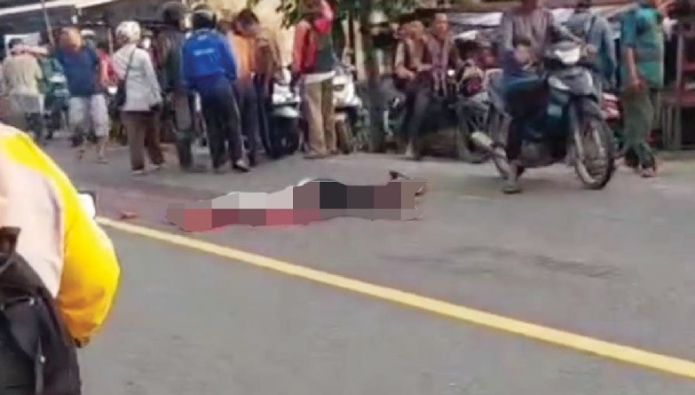  Laka Maut di Muaro Jambi, Warga Penyengat Olak Tewas Terlindas Truk