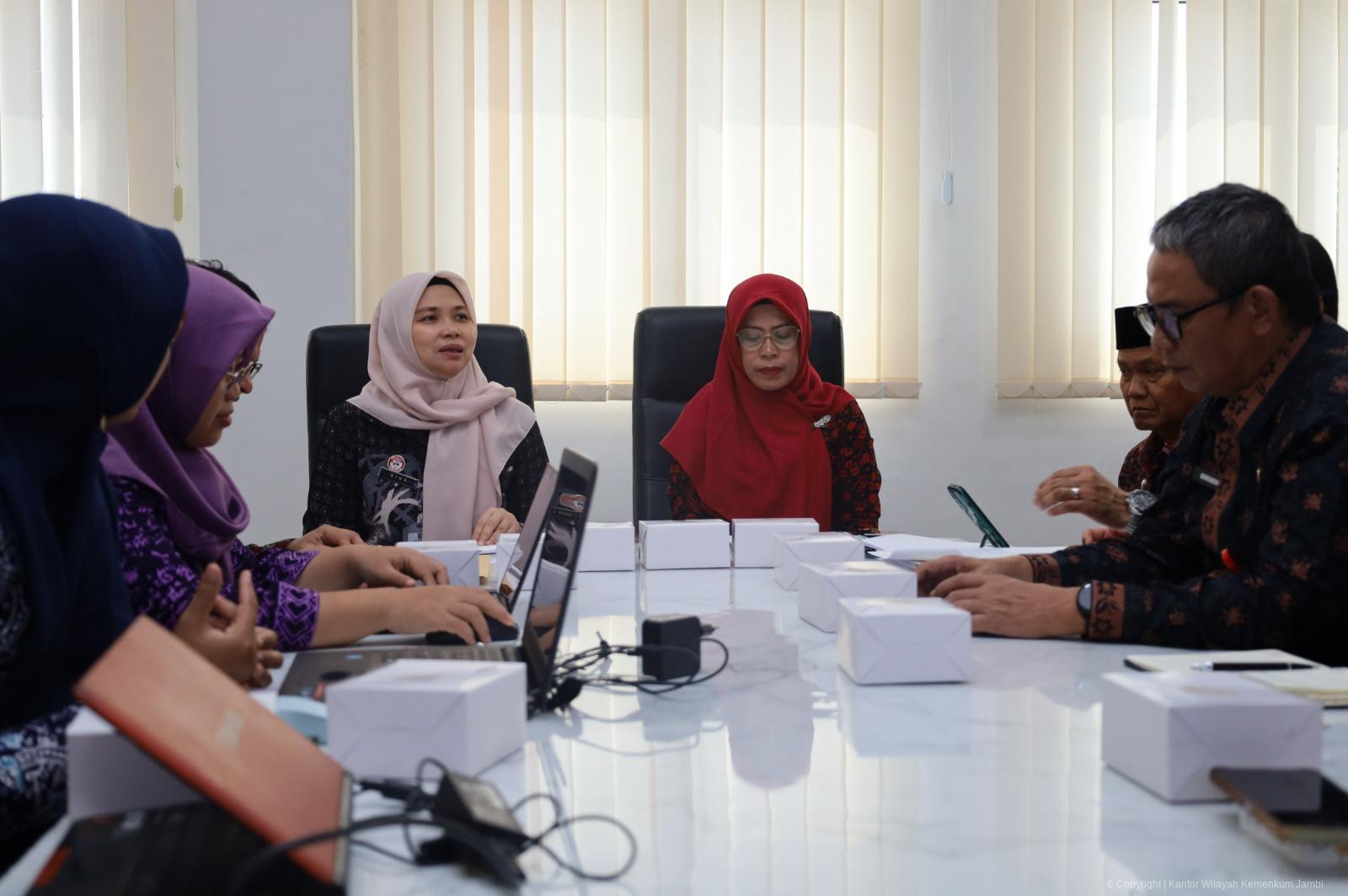 Dukung Regulasi Responsif, Kanwil Kemenkum Jambi Harmonisasikan 4 Ranperwal Kota Jambi Tahun 2025