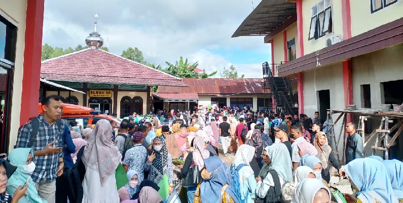 Ratusan Honorer Lulus PPPK Urus SKCK di Polres Kerinci 