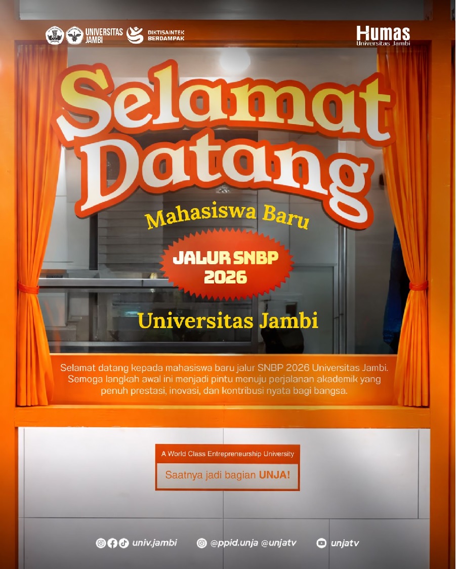 Hasil SNBP 2026, UNJA Terima 2133 Calon Mahasiswa Baru