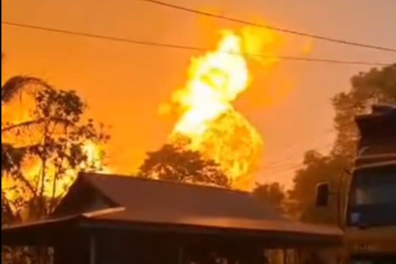 Ledakan Pipa Gas PT TGI di Indragiri Hilir, Tercatat 10 Orang Terluka