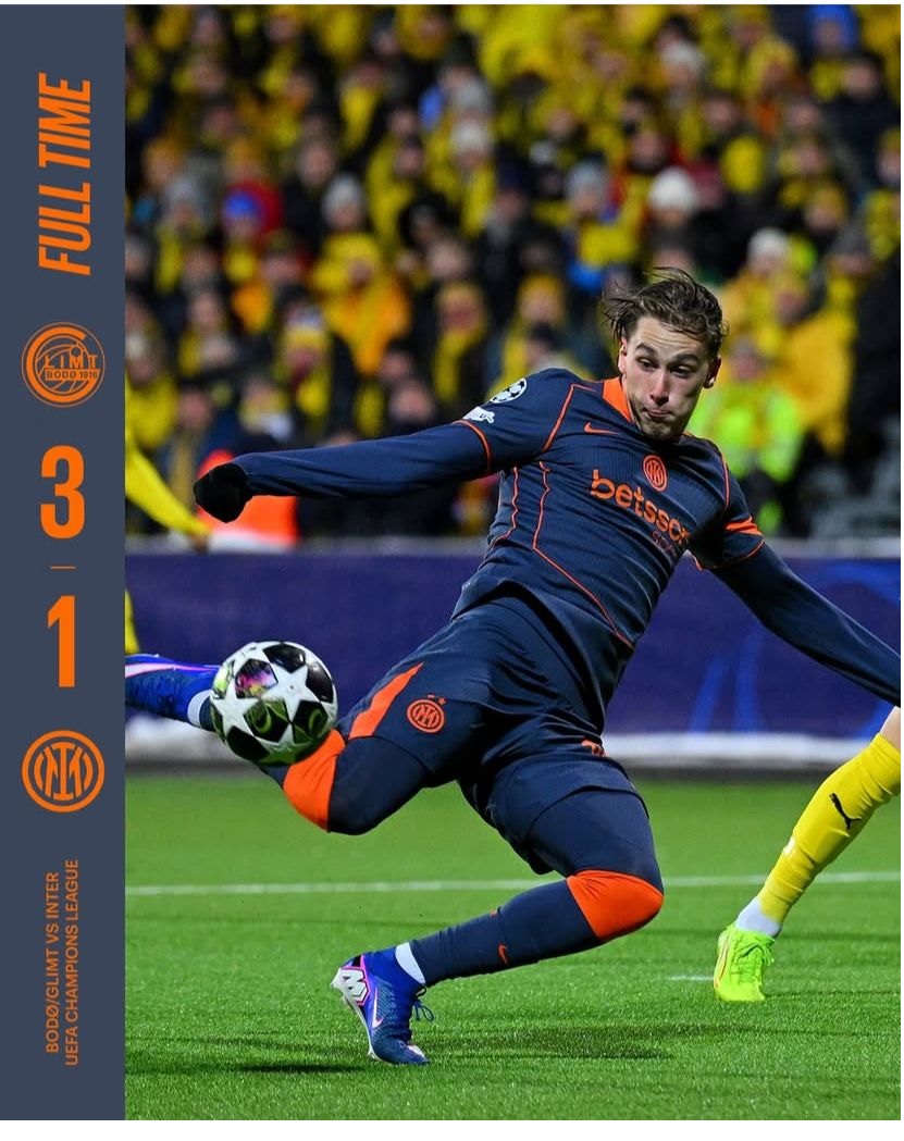 Tandang Ke Markas Bodo/Glimt, Inter Milan Tumbang 3-1