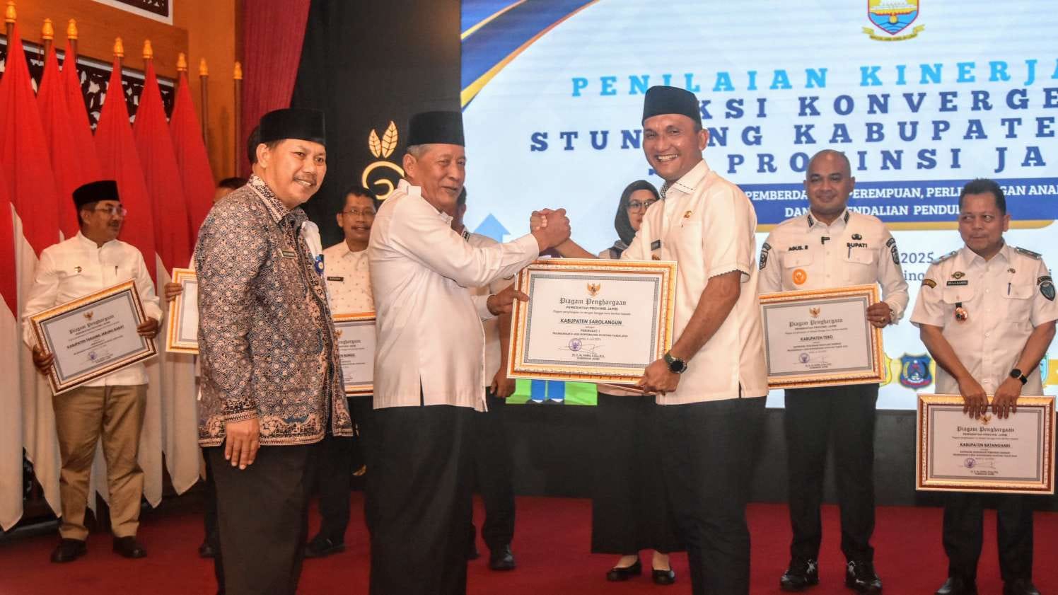 Pemkab Sarolangun Raih Juara I Penilaian Kinerja Kabupaten/Kota se-Provinsi Jambi