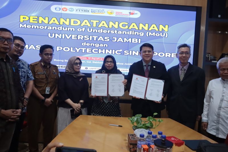 Unja Dan Temasek Polytechnic Singapore Jalin Kerjasama Perkuat Pendidikan