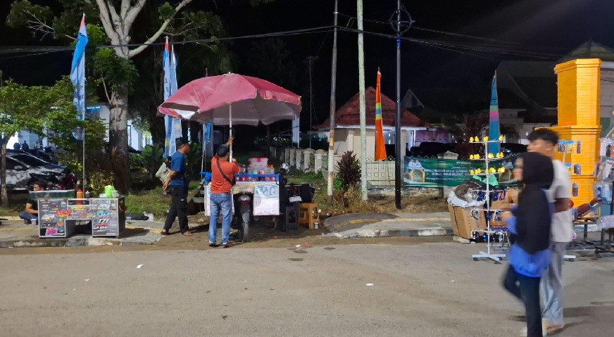 Pedagang Mengeluh, Harga Sewa Lapak di MTQ ke-54 Provinsi di Muaro Jambi Mahal