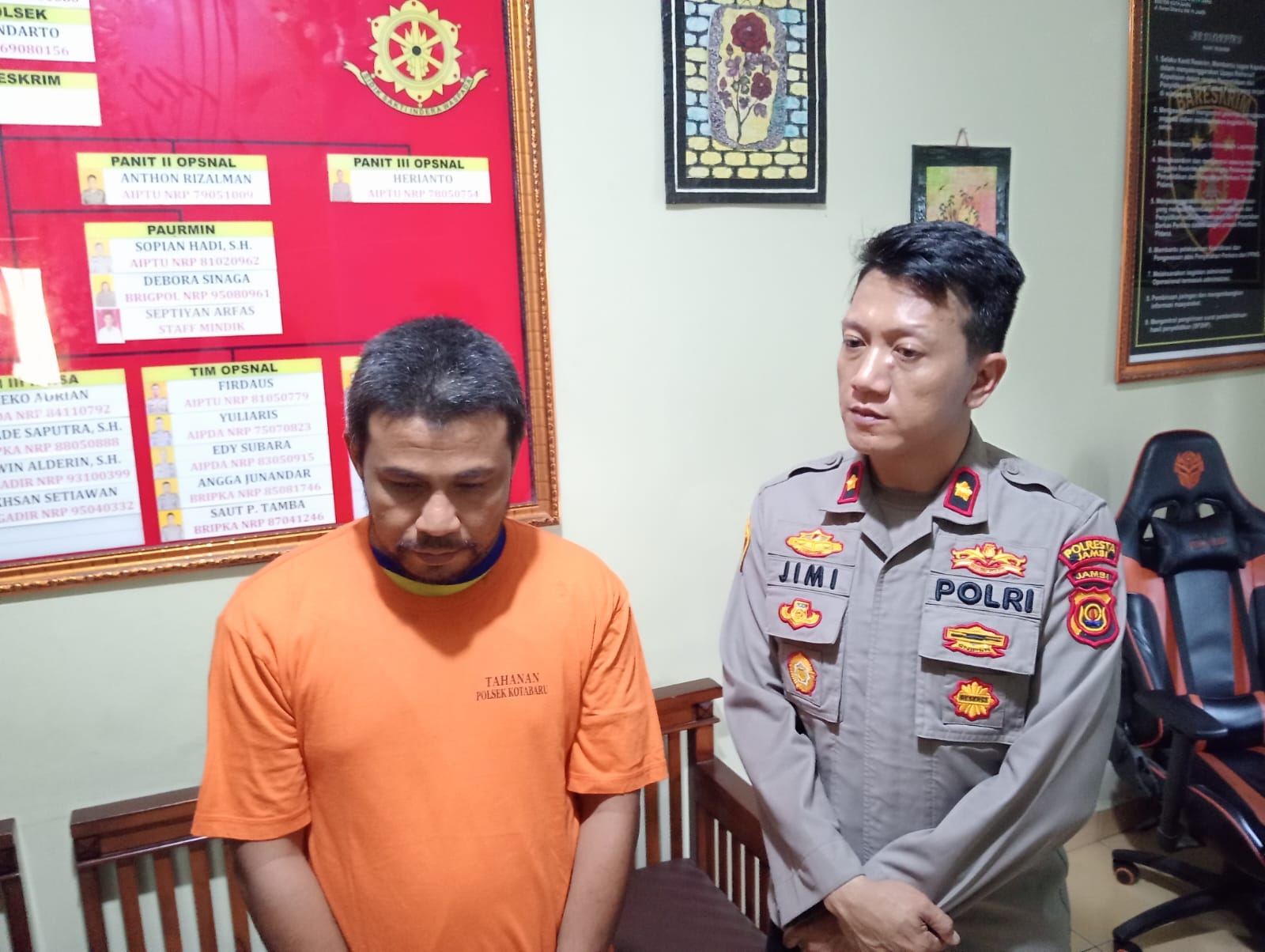 Kopet Diringkus Polisi Usai Curi Motor dan 400 Kg Pinang