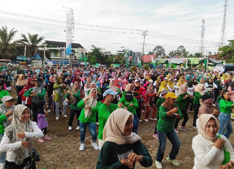 Ribuan Masyarakat Hadiri CFD di Pemayung 