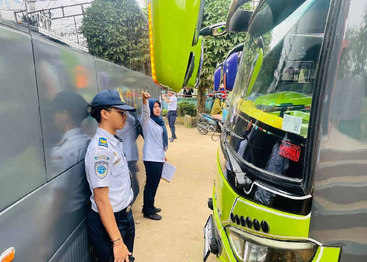 Hasil Terbaru Rampcheck di Objek Wisata Jambi, BPTD Kelas II Jambi Temukan 9 Bus Pariwisata Tidak Laik Jalan