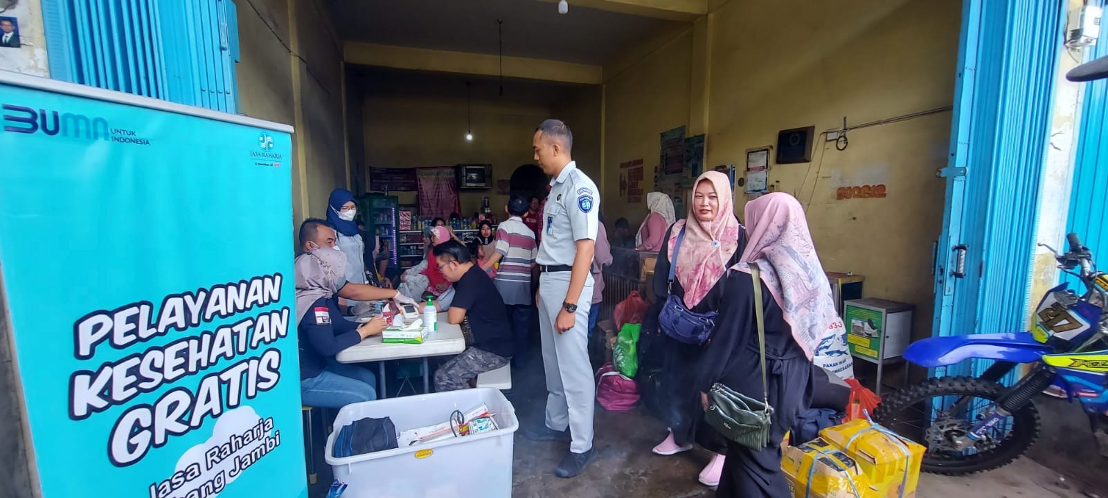 Pemudik Jurusan Bengkulu di PO Beringin Cek Kesehatan Gratis Bersama Jasa Raharja Jambi