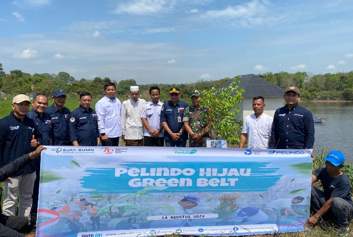 Pelindo Regional 2 Jambi Gelar Program Penanaman Pohon dalam Rangka HUT RI ke-79