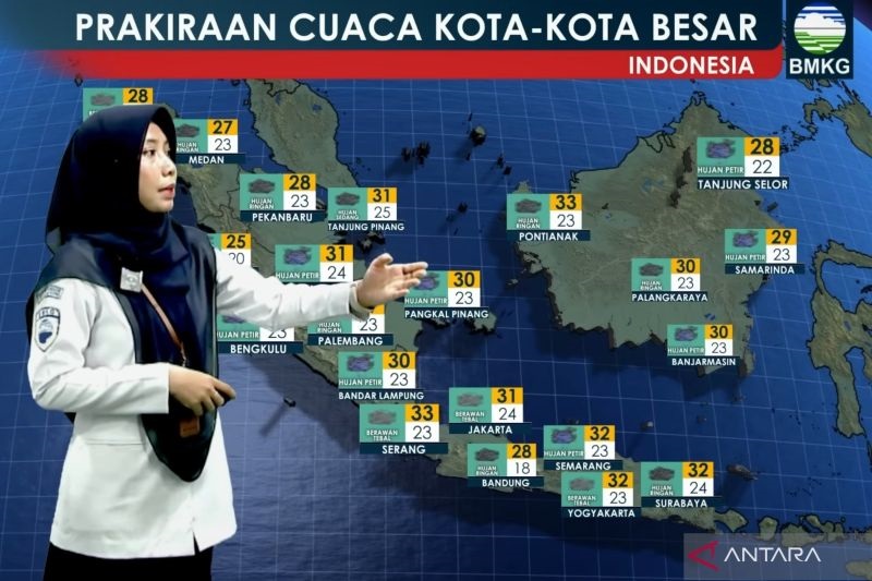 Waspada! Mayoritas Daerah Berpotensi Diguyur Hujan Disertai Petir Pada Hari Ini