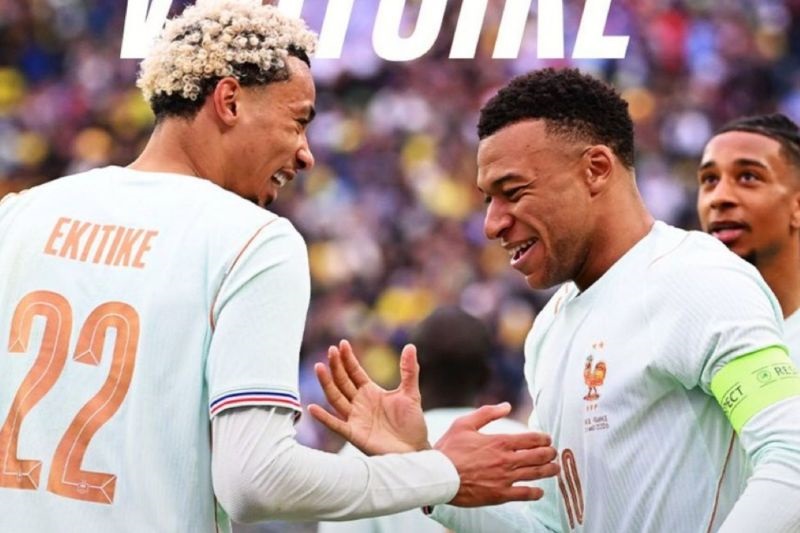 Prancis Sikat Brasil 2-1, Mbappe-Hugo Ekitike Cetak Gol