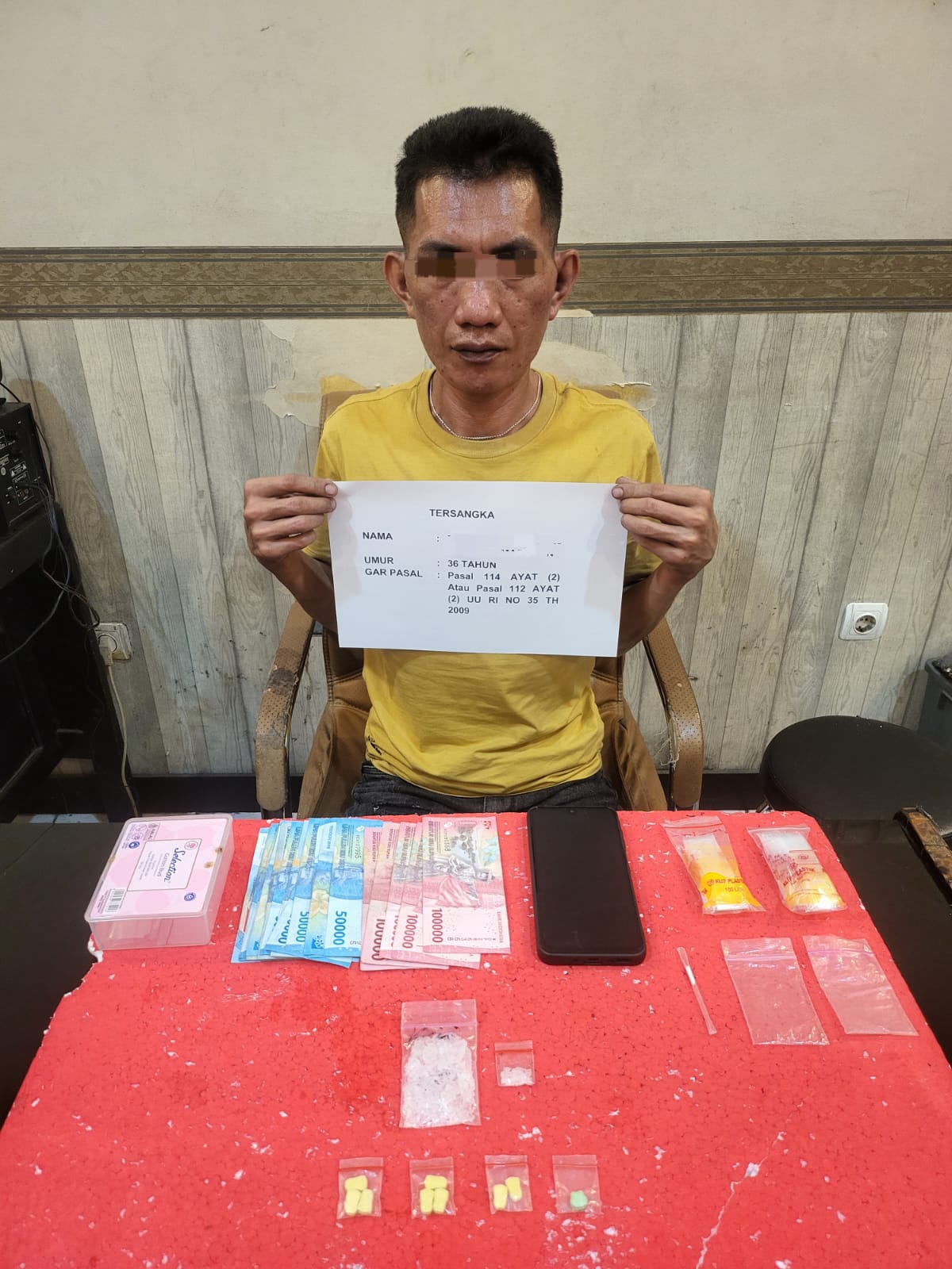 Tak Kapok! Residivis Narkoba Kembali Dibekuk Satresnarkoba Polresta Jambi