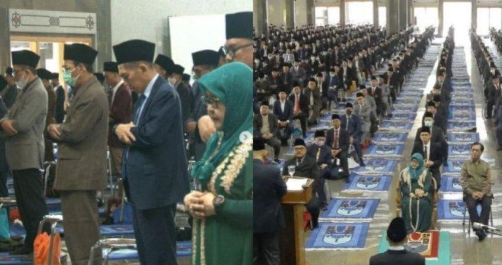 Terkuak Alasan Istri Panji Gumilang Sholat di Shaf Depan Sejajar dengan Laki-laki Al Zaytun