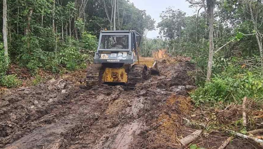 Land Clearing Jalan Tol Tempino-Simpang Ness Terus Dikebut, Tersisa 700 Meter Pembukaan Lahan 