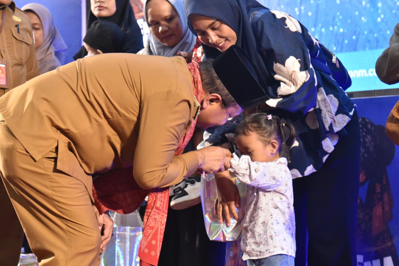Wali Kota Jambi Serahkan PMT untuk Anak Berisiko Stunting, Gandeng PNM Dukung Ekonomi Emak-Emak Tangguh