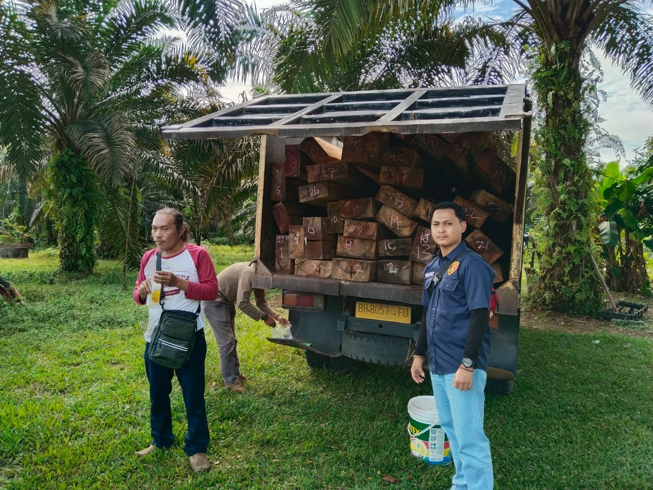 Polres Merangin Ungkap Kasus Ilegal Logging, 5 Kubik Kayu dan Satu Tersangka Berhasil Diamankan