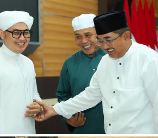 Bupati Anwar Sadat Hadiri Majelis Zikir dan Haul Akbar Sulthanul Aulia Syekh Abdul Qadir Al-Jailani. 