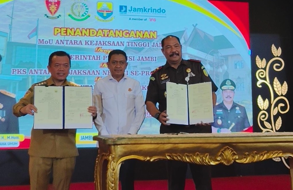 Kepala Daerah se-Jambi dan Kejaksaan Teken MoU,