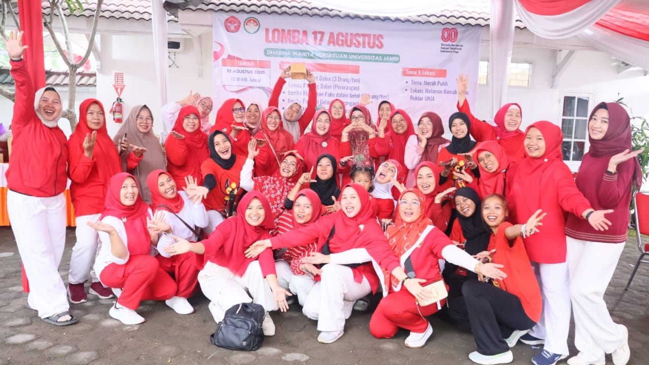Rayakan Kemerdekaan, DWP UNJA Adakan Lomba Seru 17 Agustus