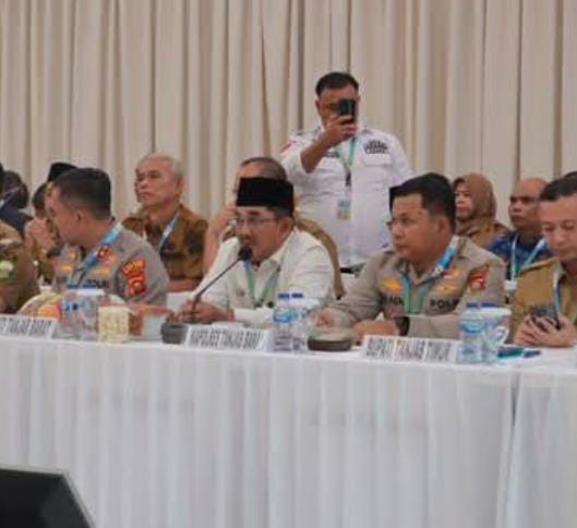 Bupati Tanjab Barat Hadiri Rakor Lintas Sektoral Dukung Ketahanan Pangan Nasional di Polda Jambi