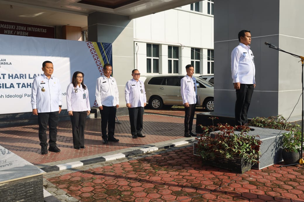 Kanwil Kemenkum Jambi Gelar Upacara Hari Lahir Pancasila