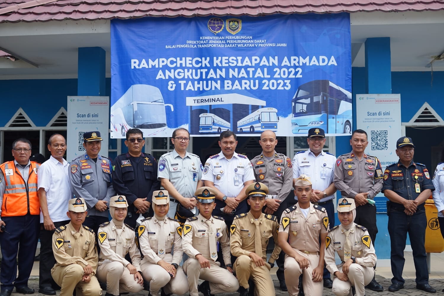 Ramp Check Kesiapan Armada Angkutan Umum Natal 2022 dan Tahun Baru 2023   