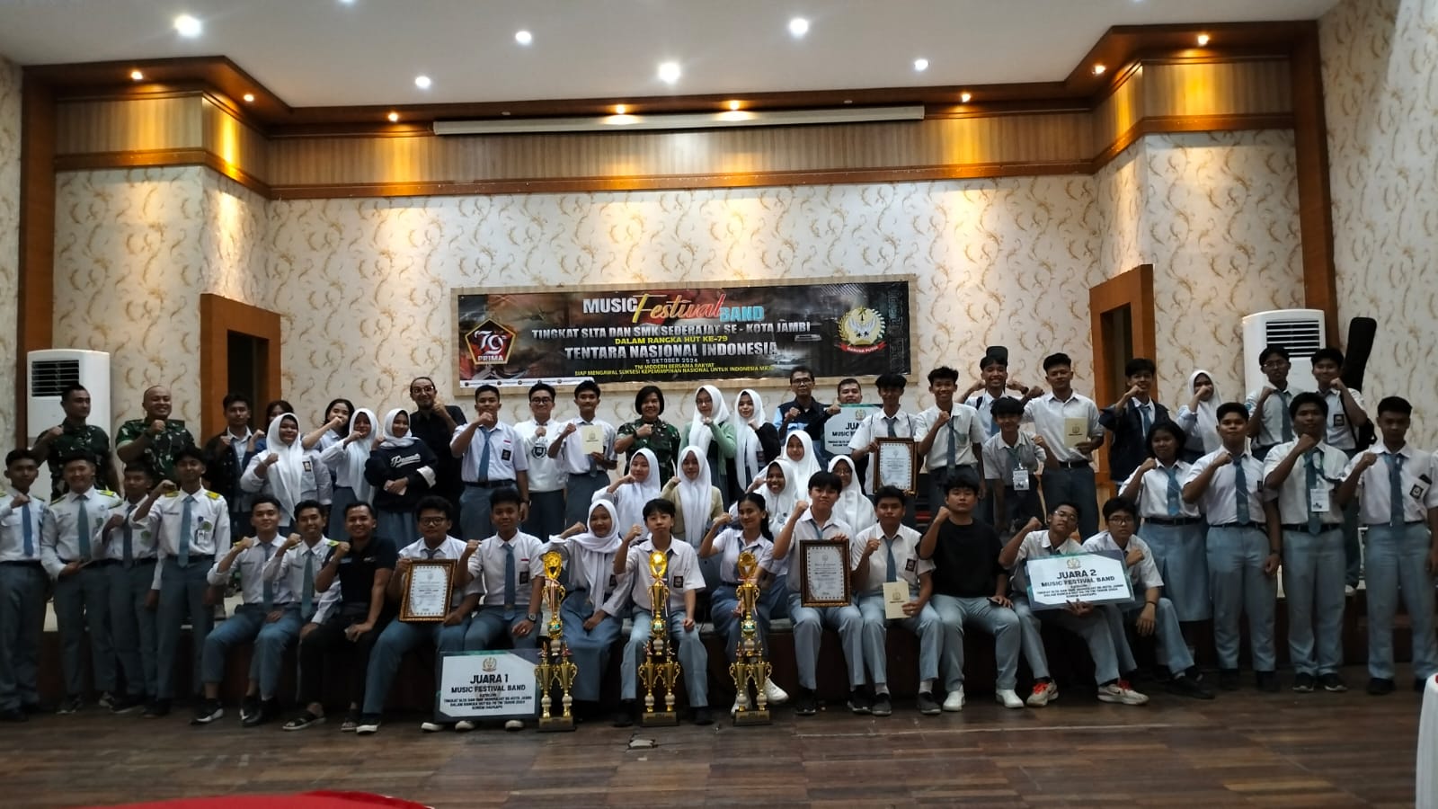 Korem 042/Gapu Gelar Lomba Festival Band Dalam Rangka Memeriahkan HUT Ke-79 TNI