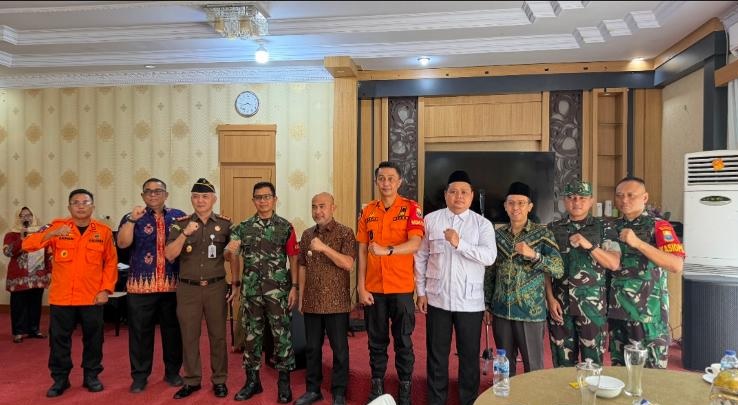 Kunjungi Bungo, Danrem 042/Gapu Perkuat Sinergi Penanganan Karhutla