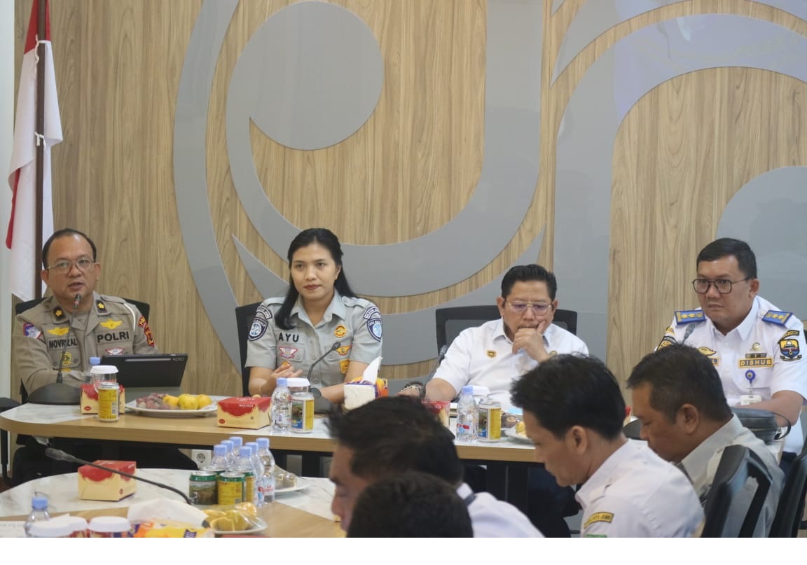 Perkuat Sinergi, Jasa Raharja Jambi Koordinasikan Pengelolaan Kendaraan Angkutan Umum 