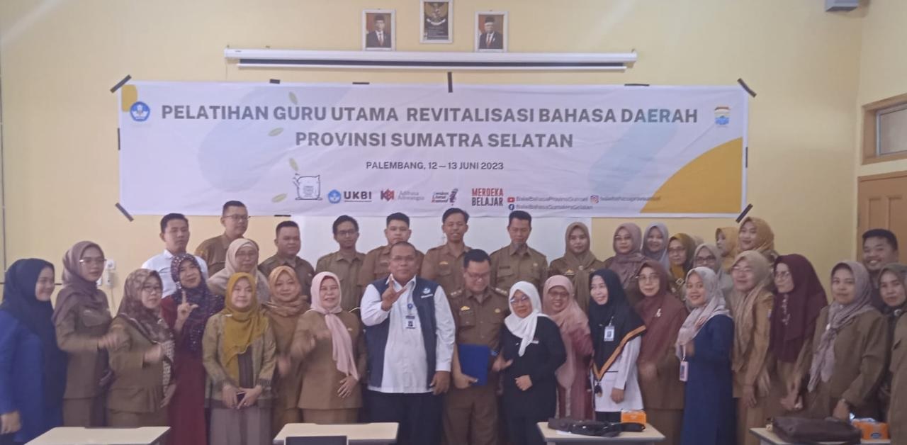 Lestarikan Bahasa Daerah, Balai Bahasa Sumatra Selatan Selenggarakan Pelatihan Guru Utama
