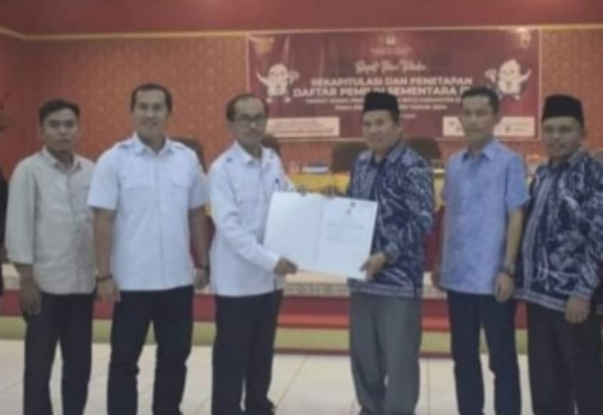 KPU Kerinci Tetapkan Jumlah Pemilih Sementara 198.386 pada Pemilu 2024