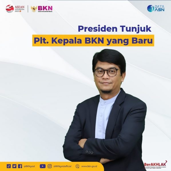 Presiden Tunjuk Haryomo Dwi Putranto Sebagai Plt. Kepala BKN Yang Baru