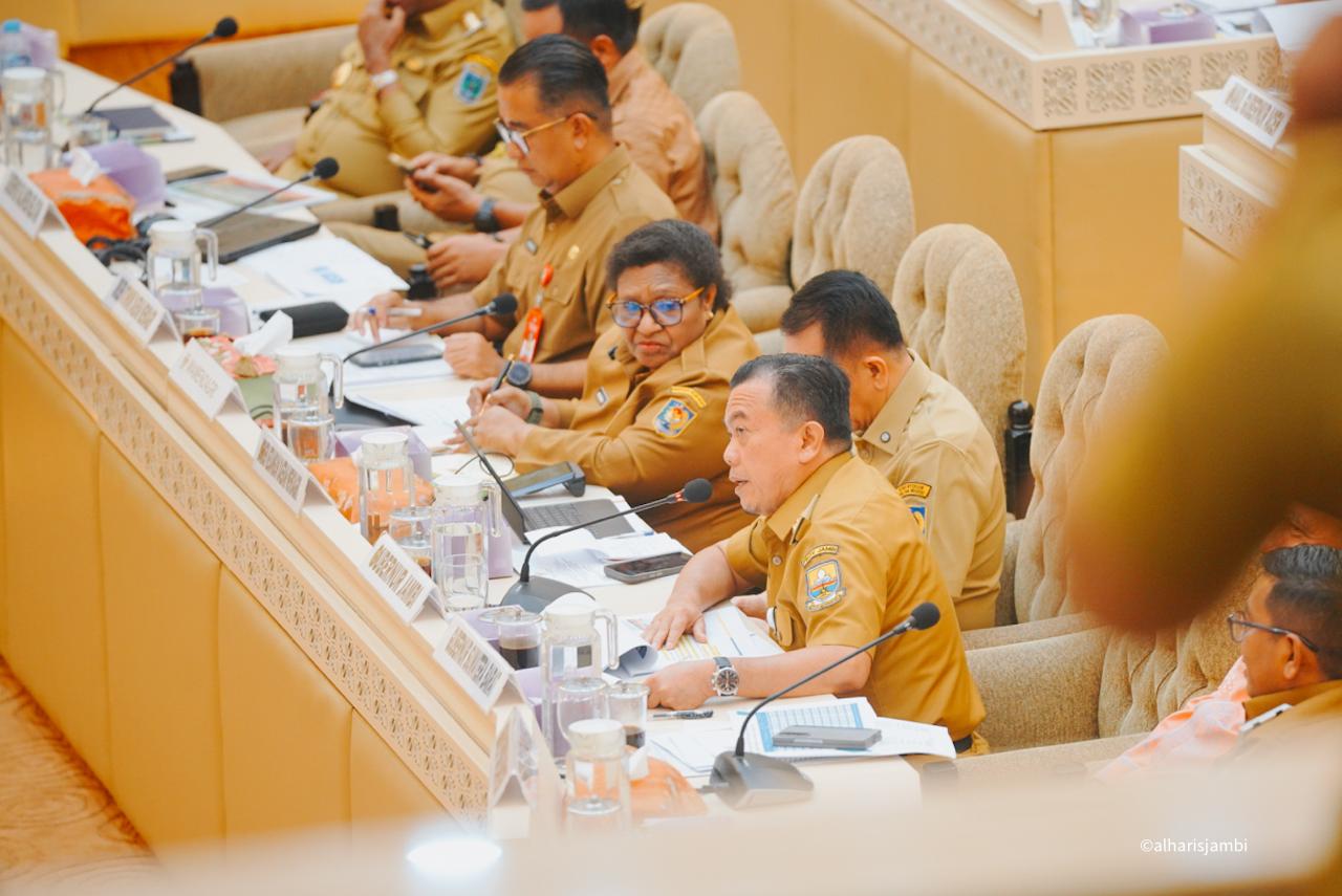 RDP dengan Komisi II DPR RI, Gubernur Al Haris Minta Kada Diberi Porsi Menata Daerah Masing-Masing 