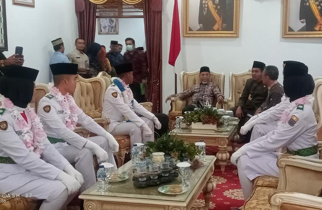 Jefry Rohmady dan Paskib Provinsi Disambut Meriah