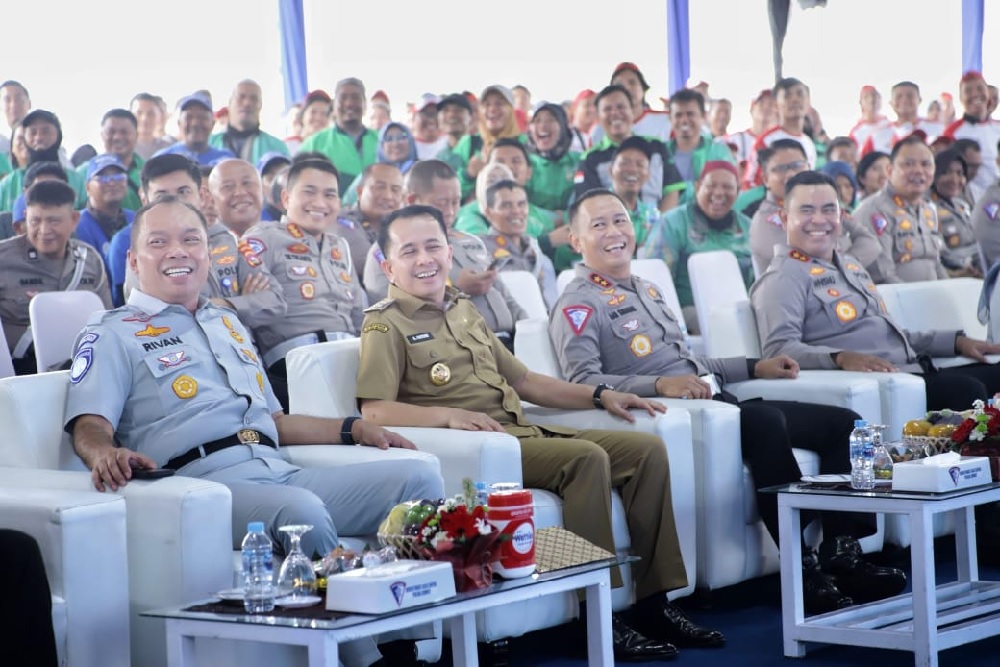 Jasa Raharja dan Korlantas Polri Gaungkan Keselamatan Berkendara di Gebyar Keselamatan 2024