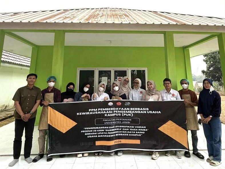 Faperta UNJA Kembangkan Inovasi Es Krim 'Duriberika' dan 'Rasa Rimba'