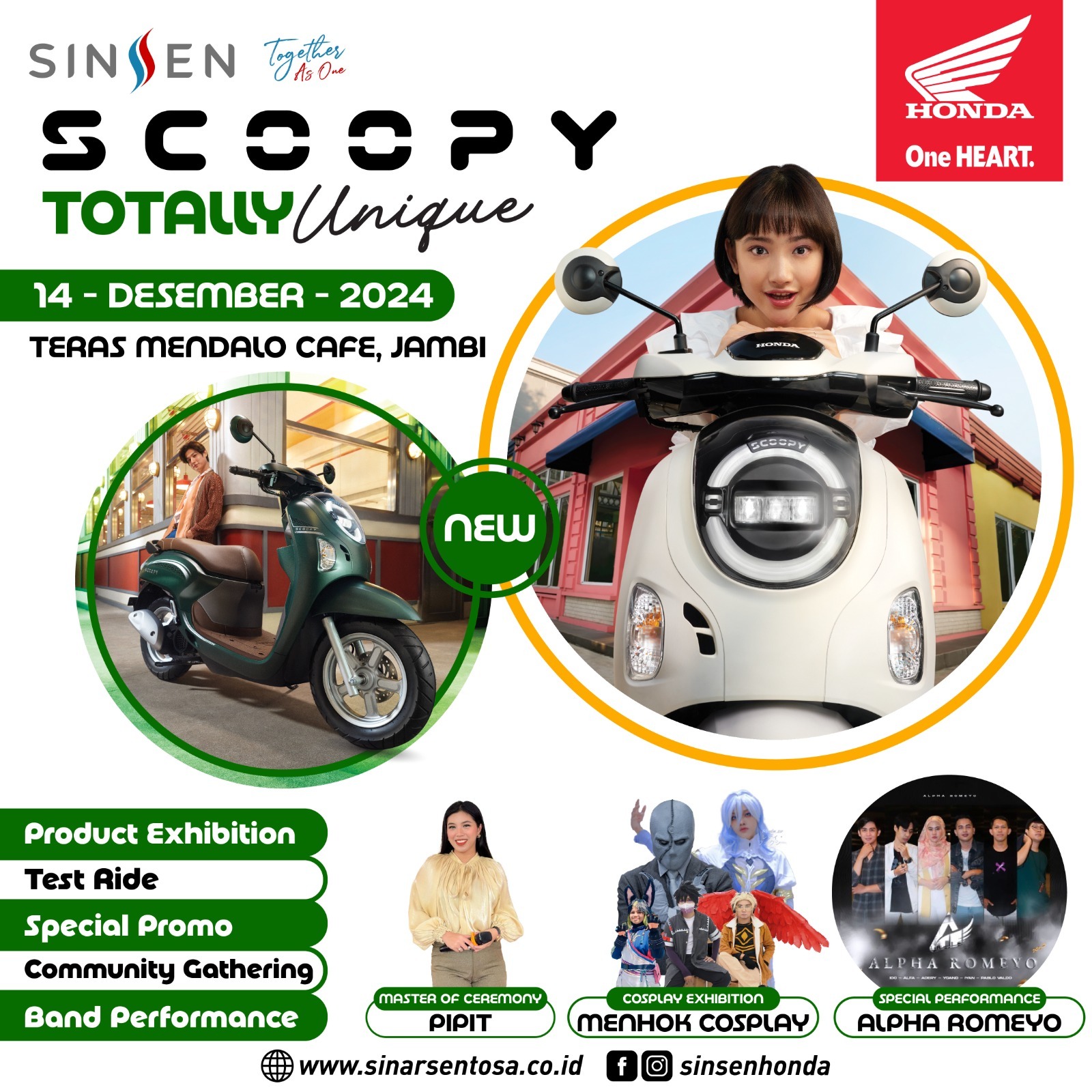 Hadir dengan Keunikan Baru, New Honda Scoopy Akan Segera Launching di Jambi