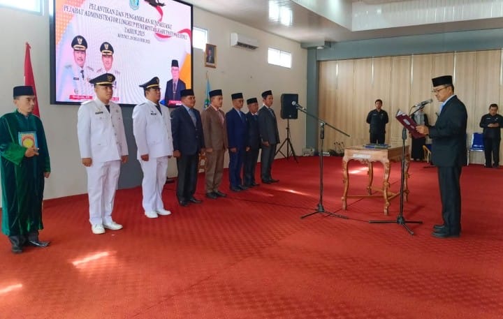 7 Pejabat Kerinci Dilantik, Berikut Nama-Namanya