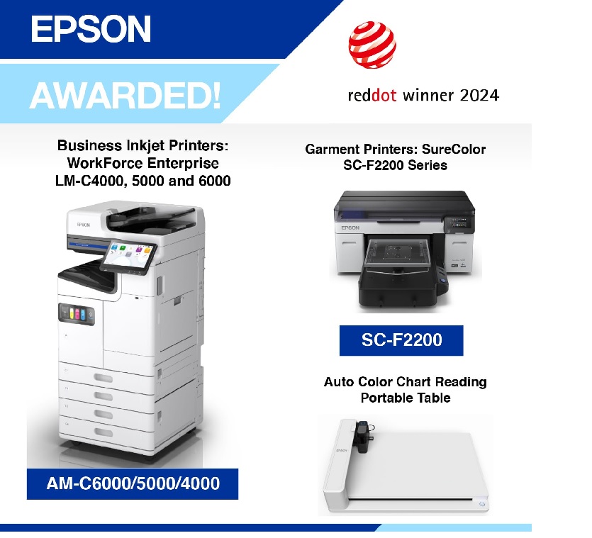 Epson Raih Penghargaan Best of the Best Kategori Product Design di Red Dot Design Awards 2024