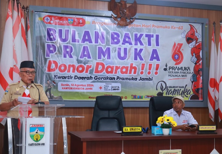 Donor Darah Kwarda Jambi, Rangkaian HUT Pramuka ke-63