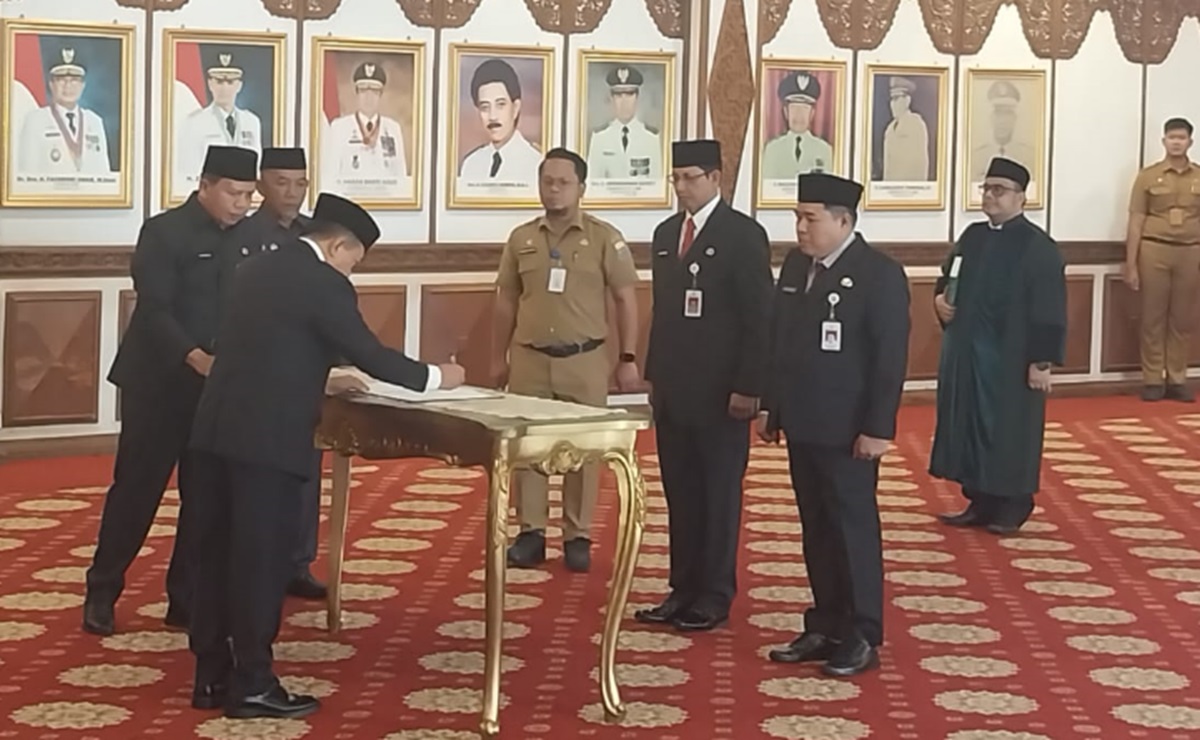 BREAKING NEWS! Muzakir Jadi Kepala Dinas PUPR Provinsi Jambi, Johansyah Asisten II