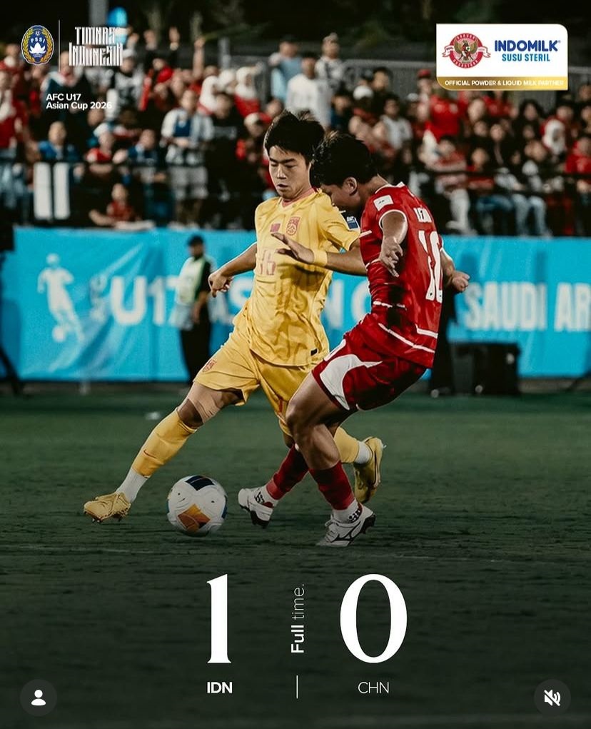 Piala Asia U-17, Timnas Indonesia Sikat China 1-0
