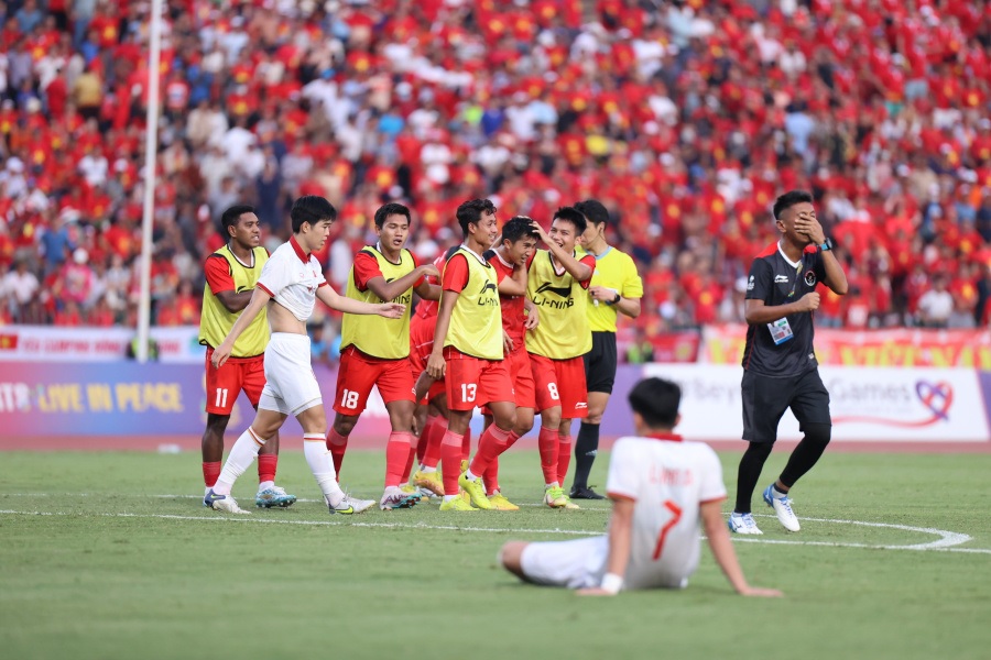 Berman 10 Pemain, Mental Timnas Indonesia U-22 Kalahkan Vietnam