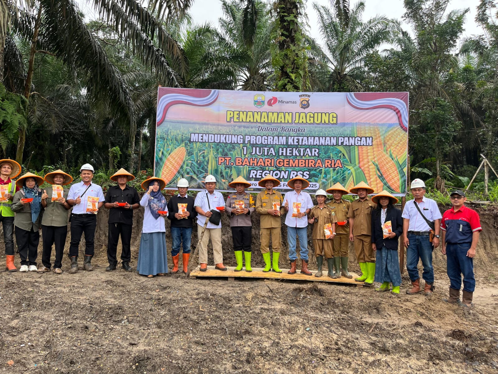 Sinergi PT Bahari Gembira Ria dan Pemerintah Perkuat Ketahanan Pangan Melalui Penanaman Jagung